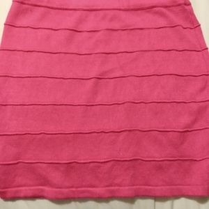 Ambiance hot pink sweater skirt